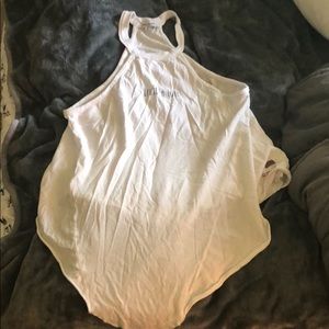 Trust in love asymmetrical tank